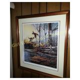 Terry Redlin Framed & Signed Print Breaking Cover