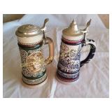 English Setter & Alaska Wildlife Collector Steins