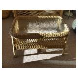 Rattan Outdoor/Patio Coffee Table w/glass top