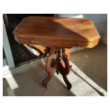 Antique Entry Table w/casters
