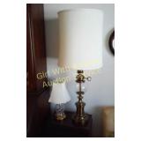 Brass & Glass Table Lamp & Night Stand Lamp