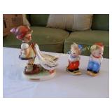 Hummel Goose Girl & Goebel Kids on Skis Salt/pepp