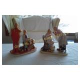 2 Norman Rockwell Figurine Collectibles