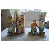 2 Norman Rockwell Figurine Collectibles