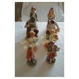Variety of Porcelain Figurine Collectibles