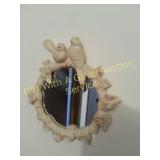 Cast Bird Wall Mirror
