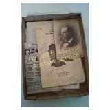 Variety of Old Papers, Photo, Programs Etc