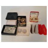 Mink Cuff Links, Belt Buckle, Cufflinks, Wallet