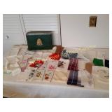 Ladies Vintage Handkerchiefs & Box