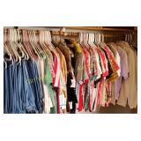 Large Closet Full of Ladies Clothing