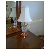 Copper Base Night Stand Lamp
