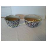 Eggelsons Store Spongeware Pottery Bowl & Other