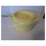 Vintage Doufeu Enamel Cast Dutch Oven