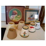 Artwork & Mini Lamp Shades