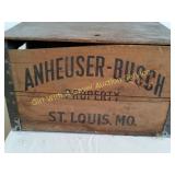 Antique Anheuser Busch Wood Crate