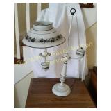 Metal Hurricane Tole Lamp (no hurricane)