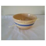 Yelloware Batter Bowl w/Blue Stripe