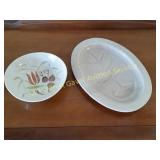 Red Wing Random Harvest Bowl, Red Wing Fish Plate