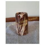 Weller Marble Swirl Cylinder Vase