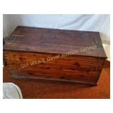 Antique Knotty Pine & Cedar Chest
