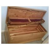Vintage Cavalier Cedar Storage Chest
