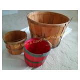 3 Apple Baskets
