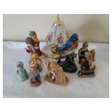 Figurines-Lucie Atwell,  Bell Night Stand Lamp Etc