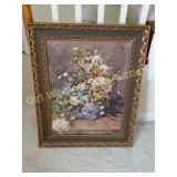 Large Vase of Flowers Art Work