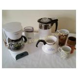 Corning Ware Coffee Pots, Mr. Coffee, Coffee Cups