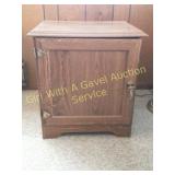 Ice Box Style Storage End Table No.2