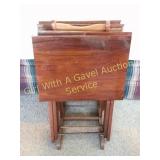 4 Snack Tables w/holder