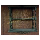 Wood Wall Spindle Shelf