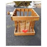 Newspaer Recylce Wood Crate