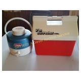 Vintage Coleman Cooler Jug & Six Packer Cooler