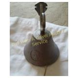 Vintage Dinner Bell With Indian Head & Star