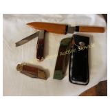 Vintage Pocket Knives-Case XX, ETC