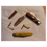 Vintage Pocket Knives-Valor, Robeson, Etc