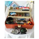 Tackle Box w/Tackl, Centuary & Shakespeare Reels