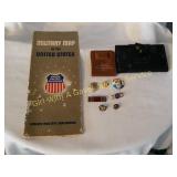 Political Pins, Military Map/Pin, FOE Pin, KC Pin