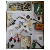 Cracker Jack Toys, Monopoly Pieces, Old Keys