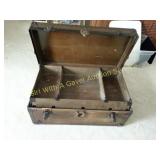 Antique Belber Trunk Marked 1928