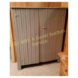 ANTIQUE TWO DOOR JELLY CABINET