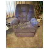 BEST HOME FURNITURE BLUE ROCKER RECLINER #1