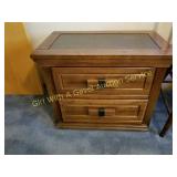 2 DRAWER NIGHT STAND OR END TABLE
