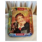 ORIGINAL DRINK COCA COLA METAL TRAY #1