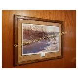 "CROSSING THE NEENAH" OWEN GROMME FRAMED