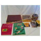 CONSTRUCTION PAPER, CRAYONS, COLOR BOOKS
