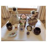 APPLE FACE FIGURES, BANK, KNICK KNACKS