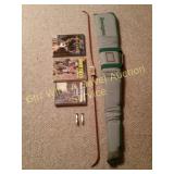 REMINGTON RIFLE CASE, 1977 DEER TAGS, BOW, TAPES