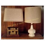 VINTAGE TREASURES CHEST LAMP & RETRO LAMP